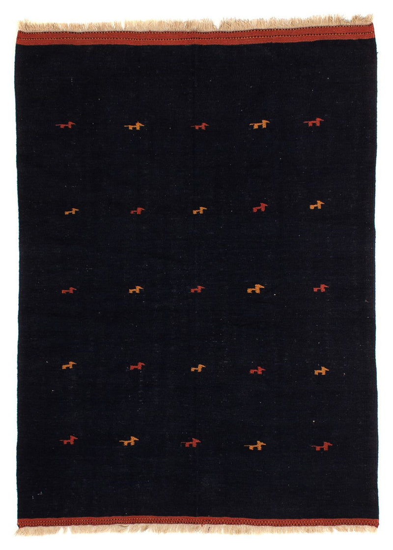 Tappeto Kelim - Orientale - 206 x 150 cm - blu scuro