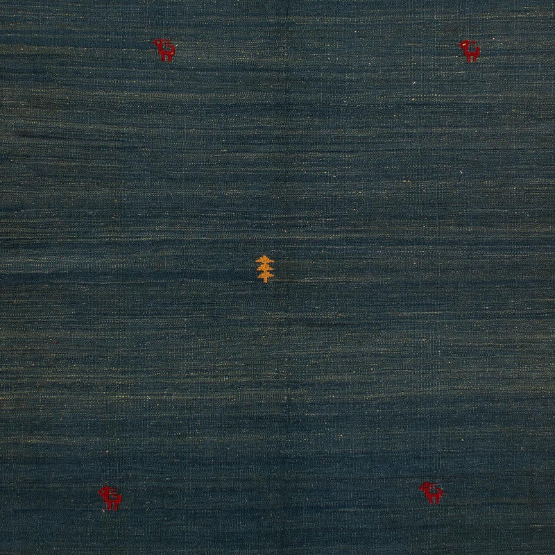 Tappeto Kelim - Orientale - 203 x 146 cm - blu scuro