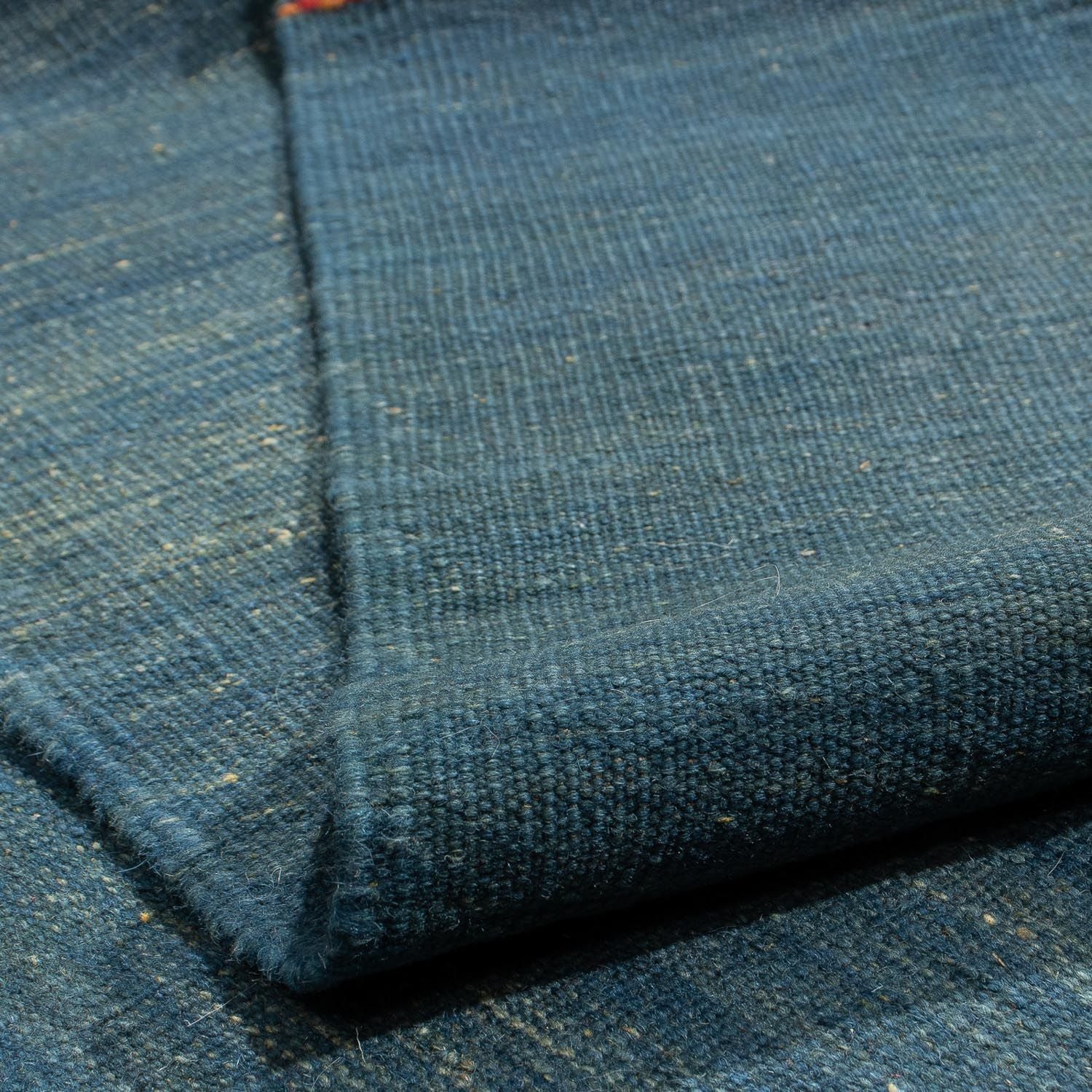 Tappeto Kelim - Orientale - 203 x 146 cm - blu scuro