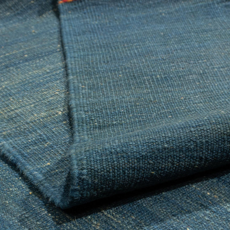 Tappeto Kelim - Orientale - 203 x 146 cm - blu scuro