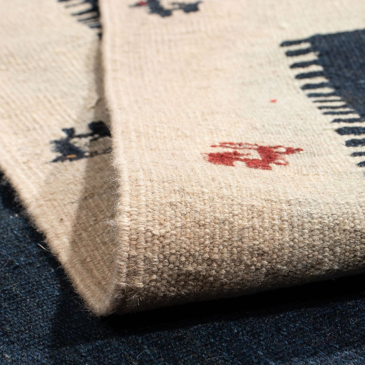 Tappeto Kelim - Orientale - 200 x 152 cm - blu scuro