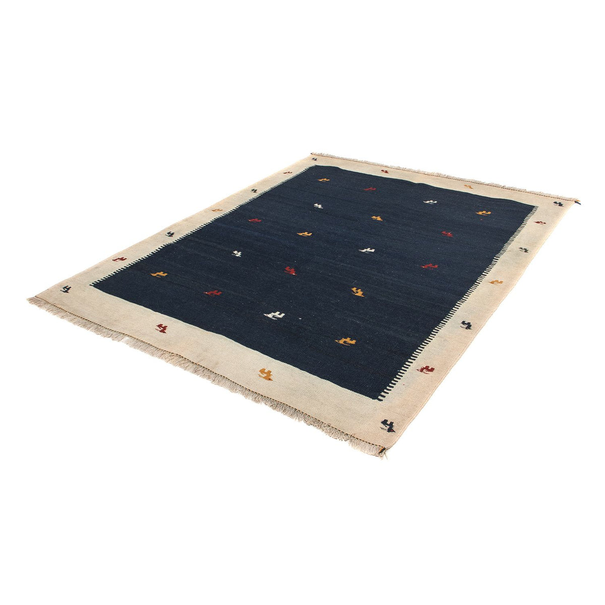 Tappeto Kelim - Orientale - 200 x 152 cm - blu scuro