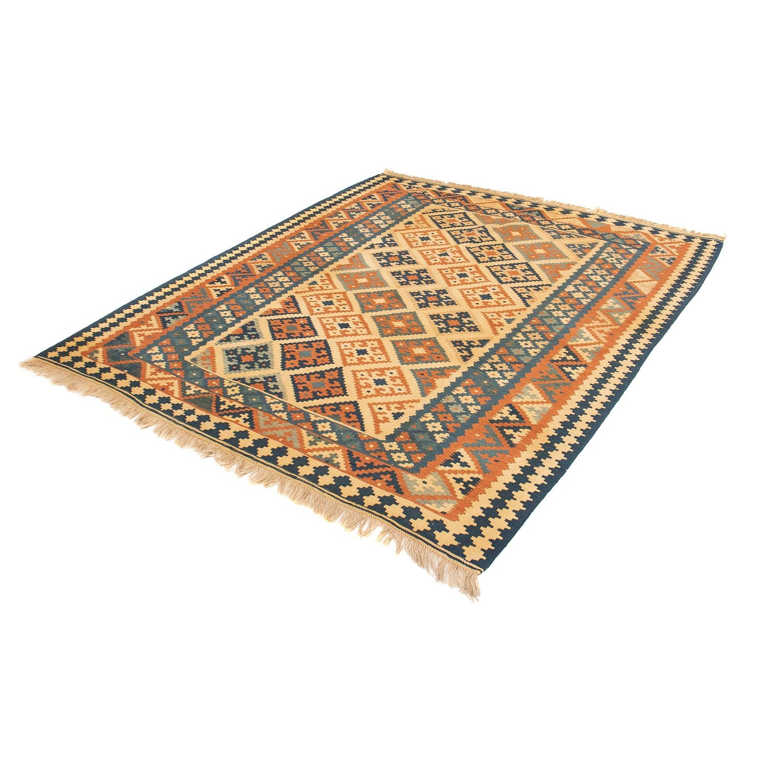 Tappeto Kelim - Orientale - 185 x 152 cm - marrone chiaro