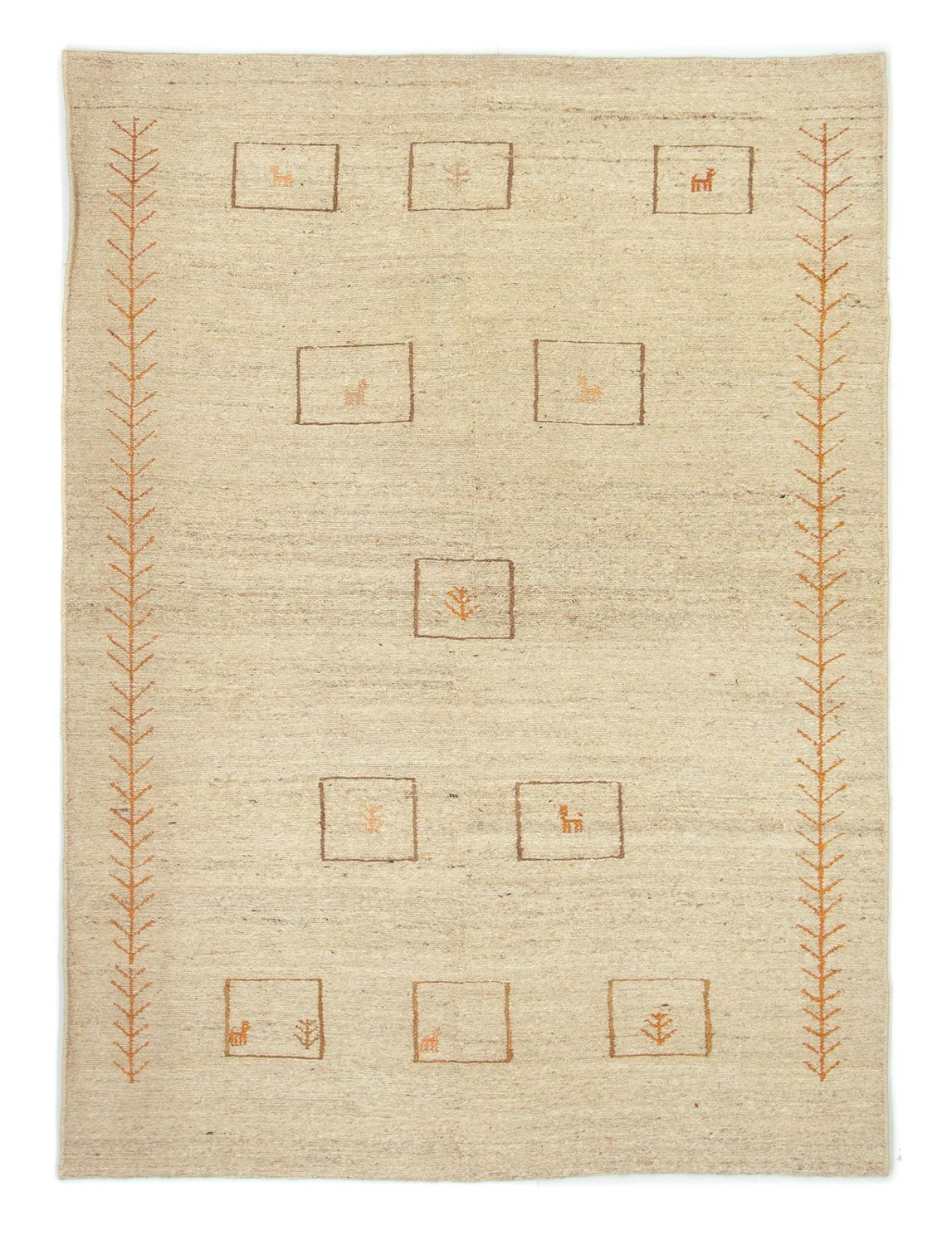 Tappeto Gabbeh - Persero - 188 x 139 cm - beige