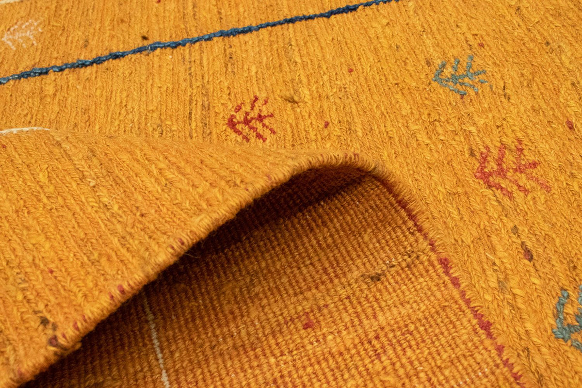 Tappeto Gabbeh - Persero - 188 x 123 cm - oro