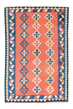 Tappeto Kelim - Orientale - 193 x 135 cm - arancione