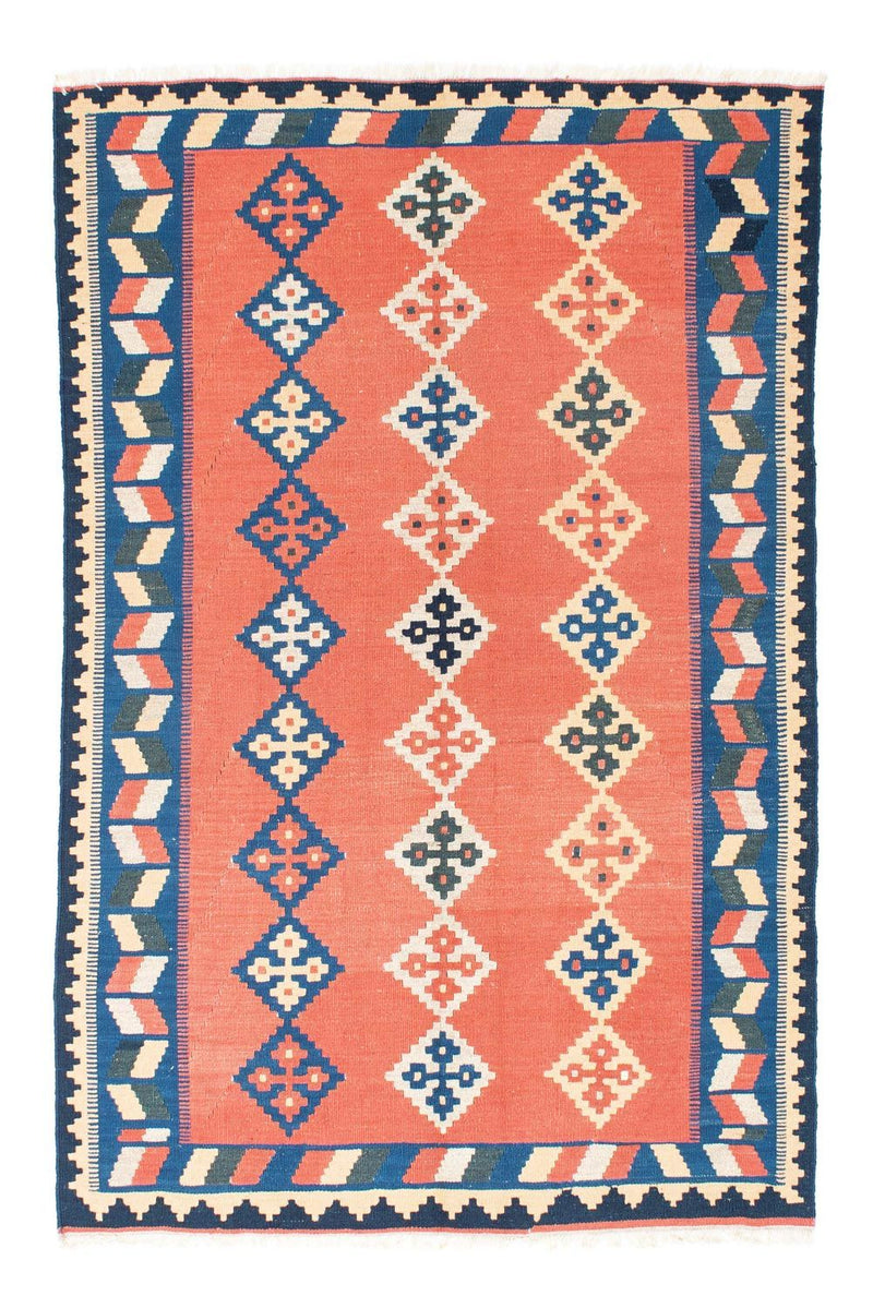 Tappeto Kelim - Orientale - 193 x 135 cm - arancione