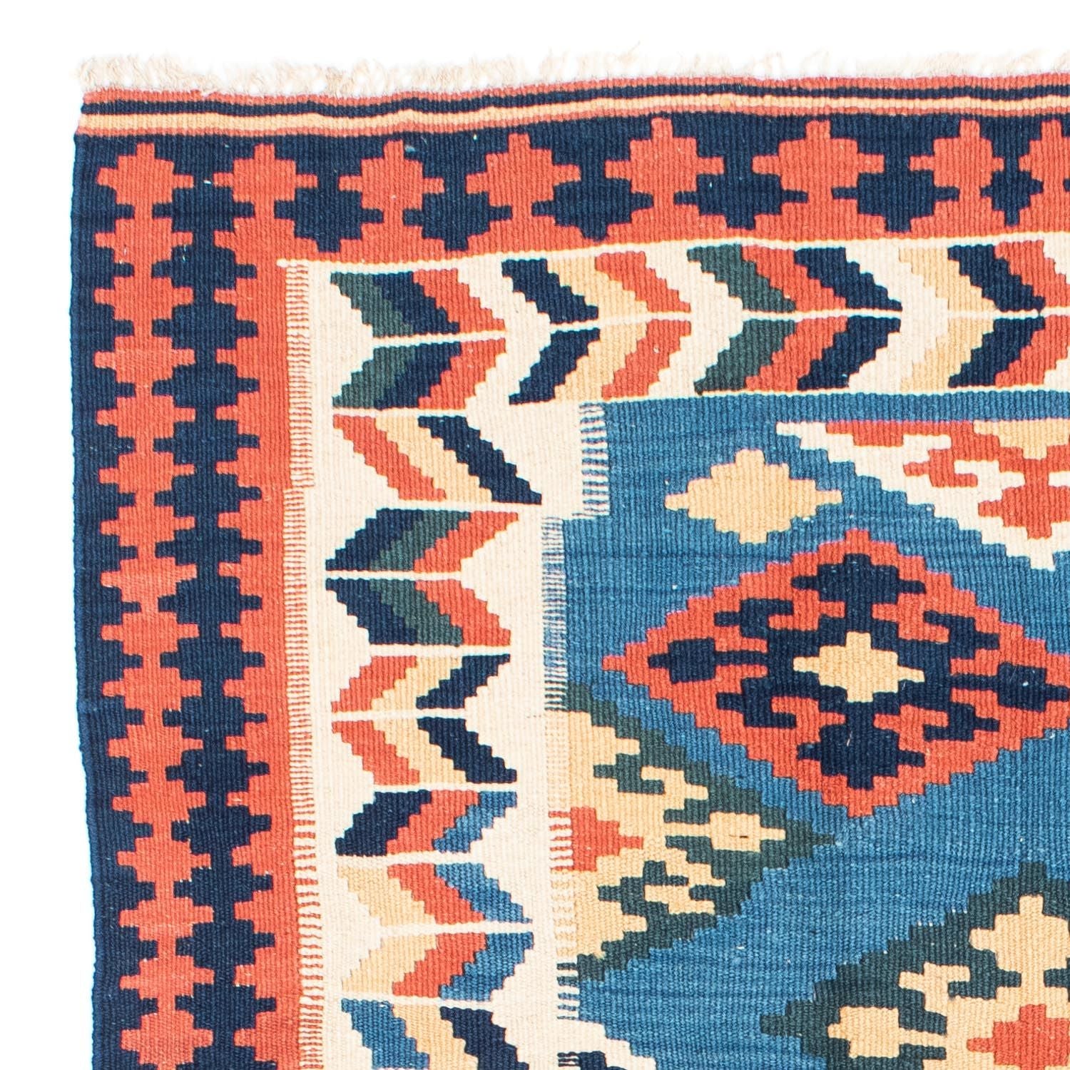 Tappeto Kelim - Orientale - 194 x 133 cm - blu