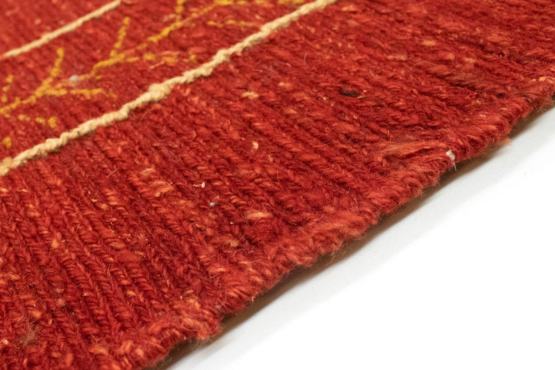 Tappeto Gabbeh - Persero - 191 x 152 cm - rosso