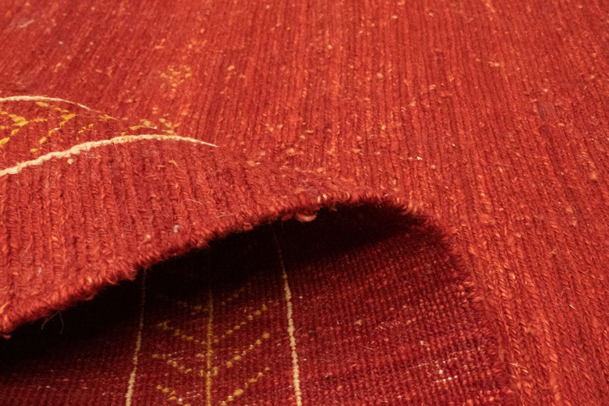 Tappeto Gabbeh - Persero - 191 x 152 cm - rosso