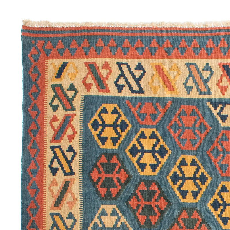 Tappeto Kelim - Orientale quadrato  - 212 x 198 cm - blu