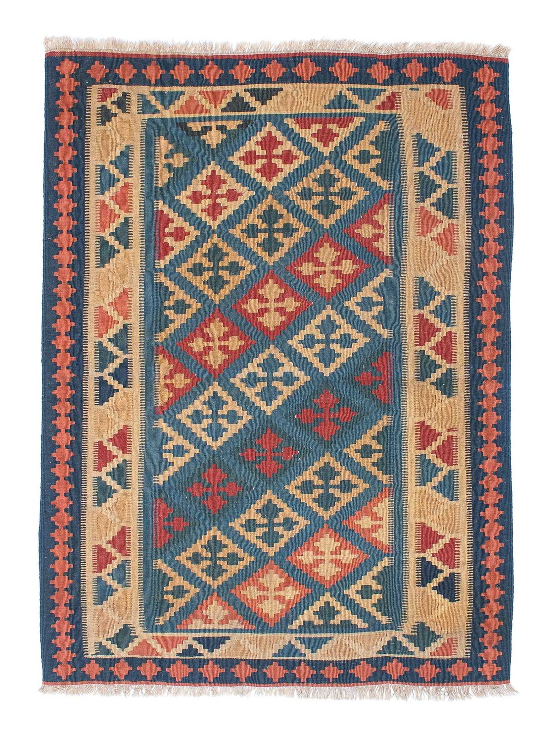 Tappeto Kelim - Orientale - 168 x 118 cm - blu