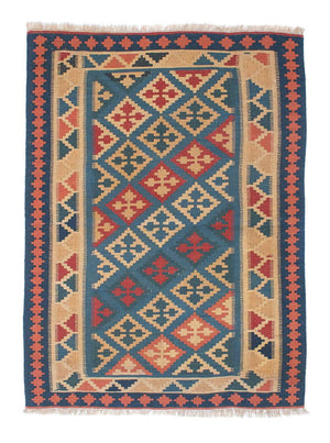 Tappeto Kelim - Orientale - 168 x 118 cm - blu