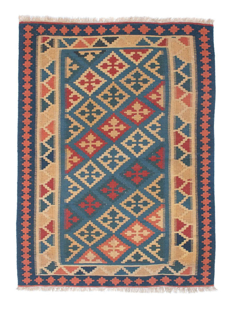 Tappeto Kelim - Orientale - 168 x 118 cm - blu