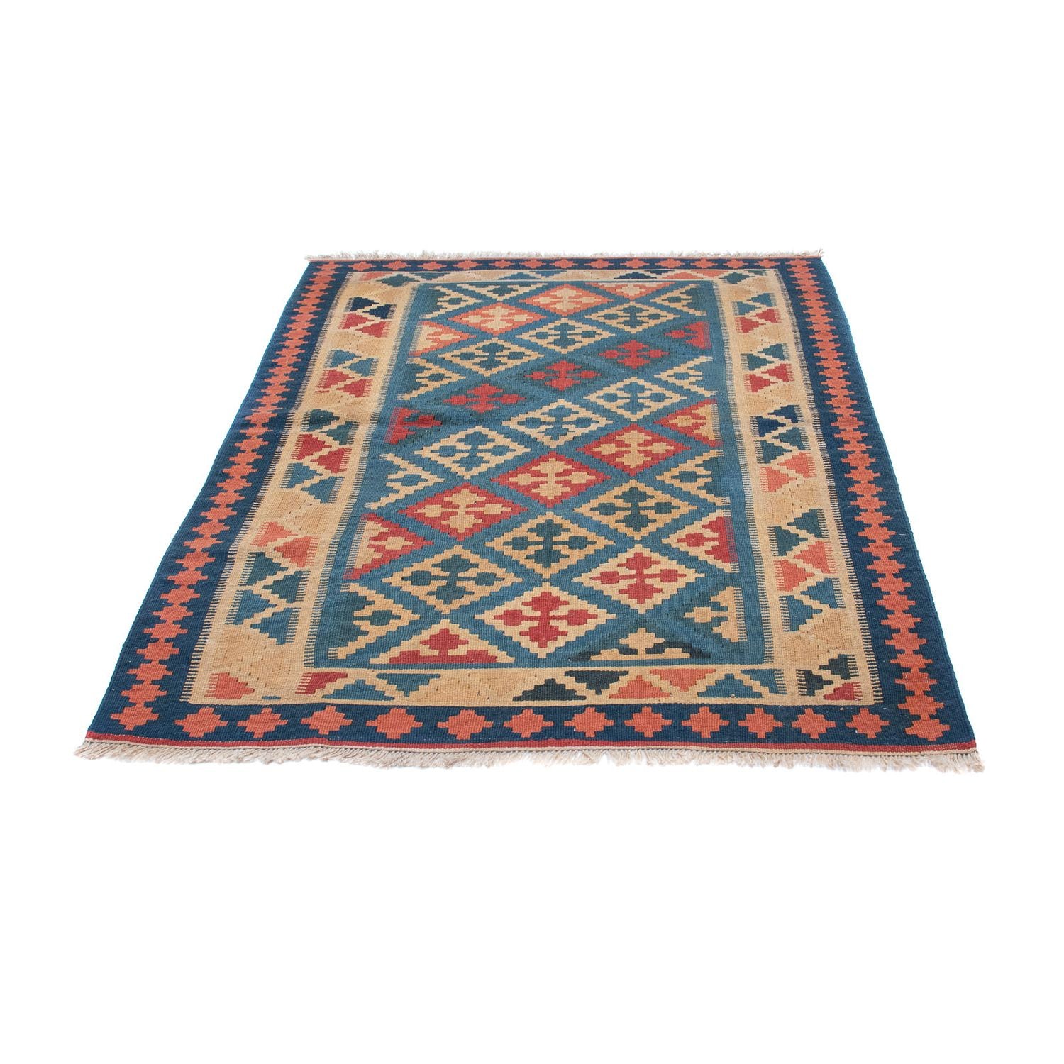 Tappeto Kelim - Orientale - 168 x 118 cm - blu