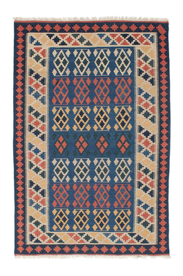 Tappeto Kelim - Orientale - 180 x 114 cm - blu