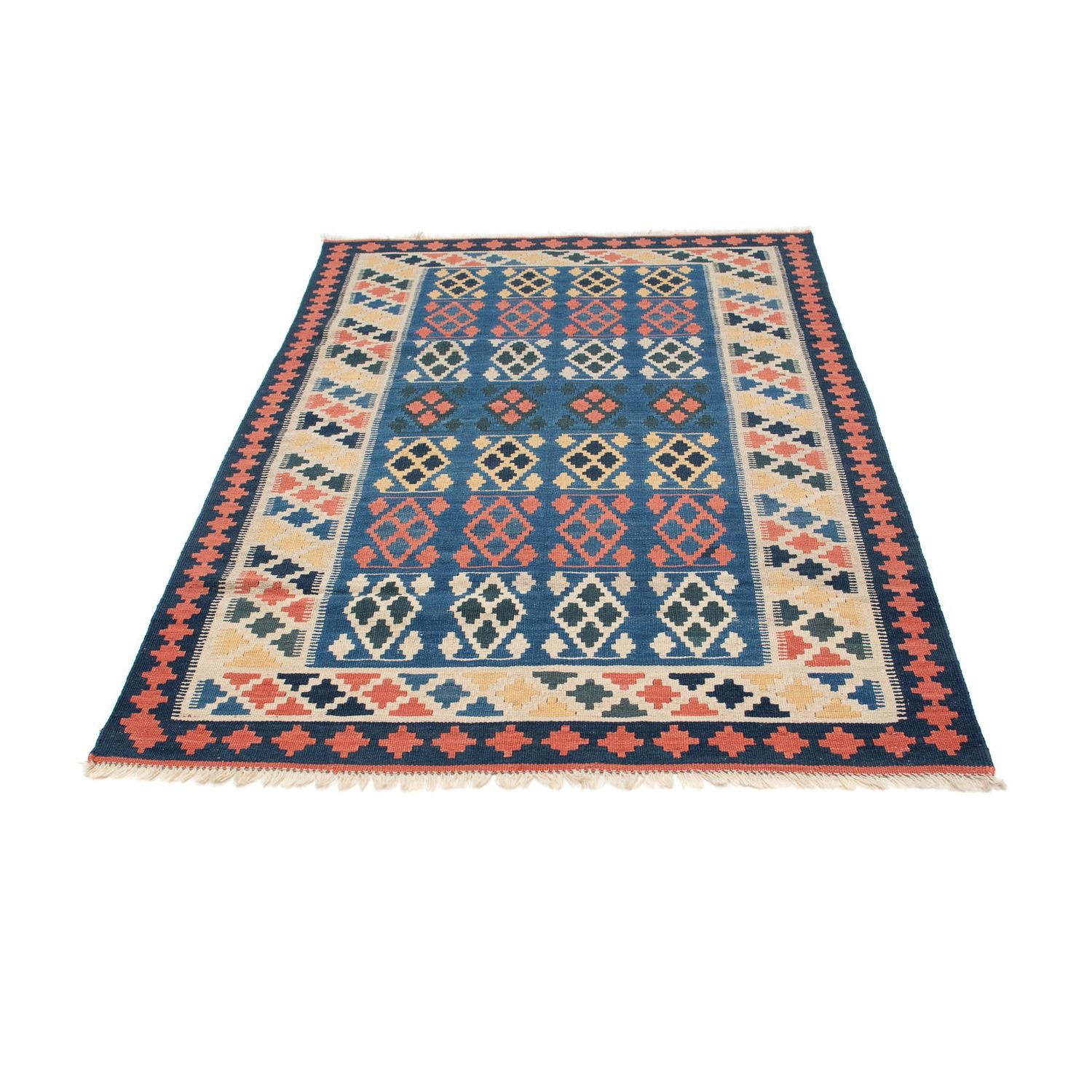 Tappeto Kelim - Orientale - 180 x 114 cm - blu