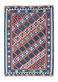 Tappeto Kelim - Orientale - 186 x 133 cm - multicolore