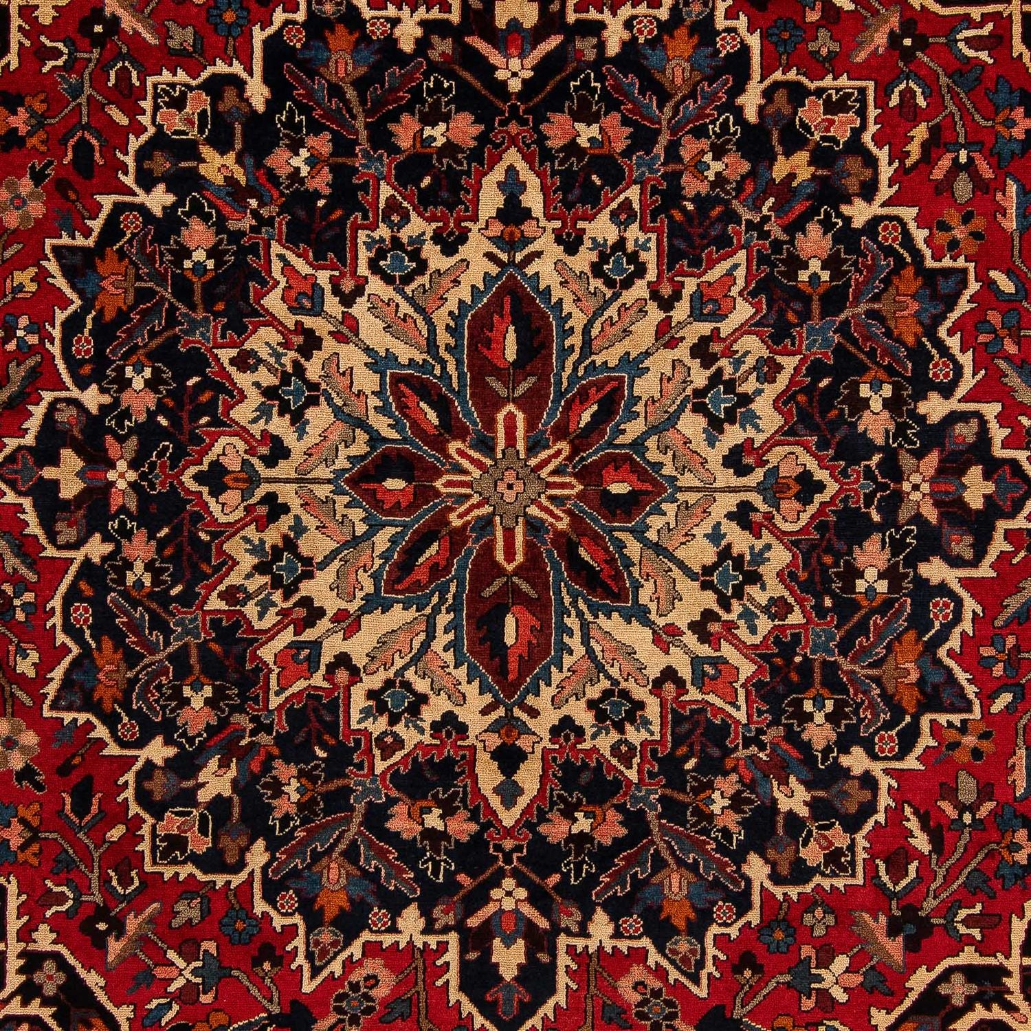 Tappeto Persero - Nomade - 364 x 312 cm - rosso scuro