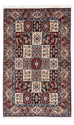 Tappeto Persero - Keshan - 157 x 95 cm - rosso scuro