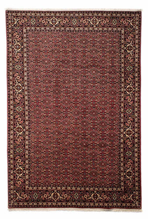 Tappeto Persero - Bidjar - 290 x 195 cm - rosso scuro