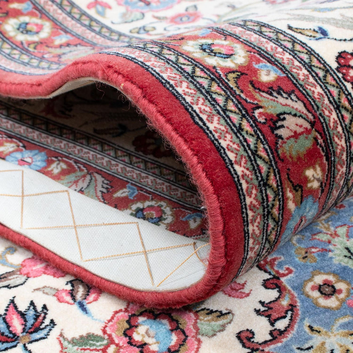 Tappeto corsia Tappeto Persero - Tabriz - 143 x 105 cm - beige