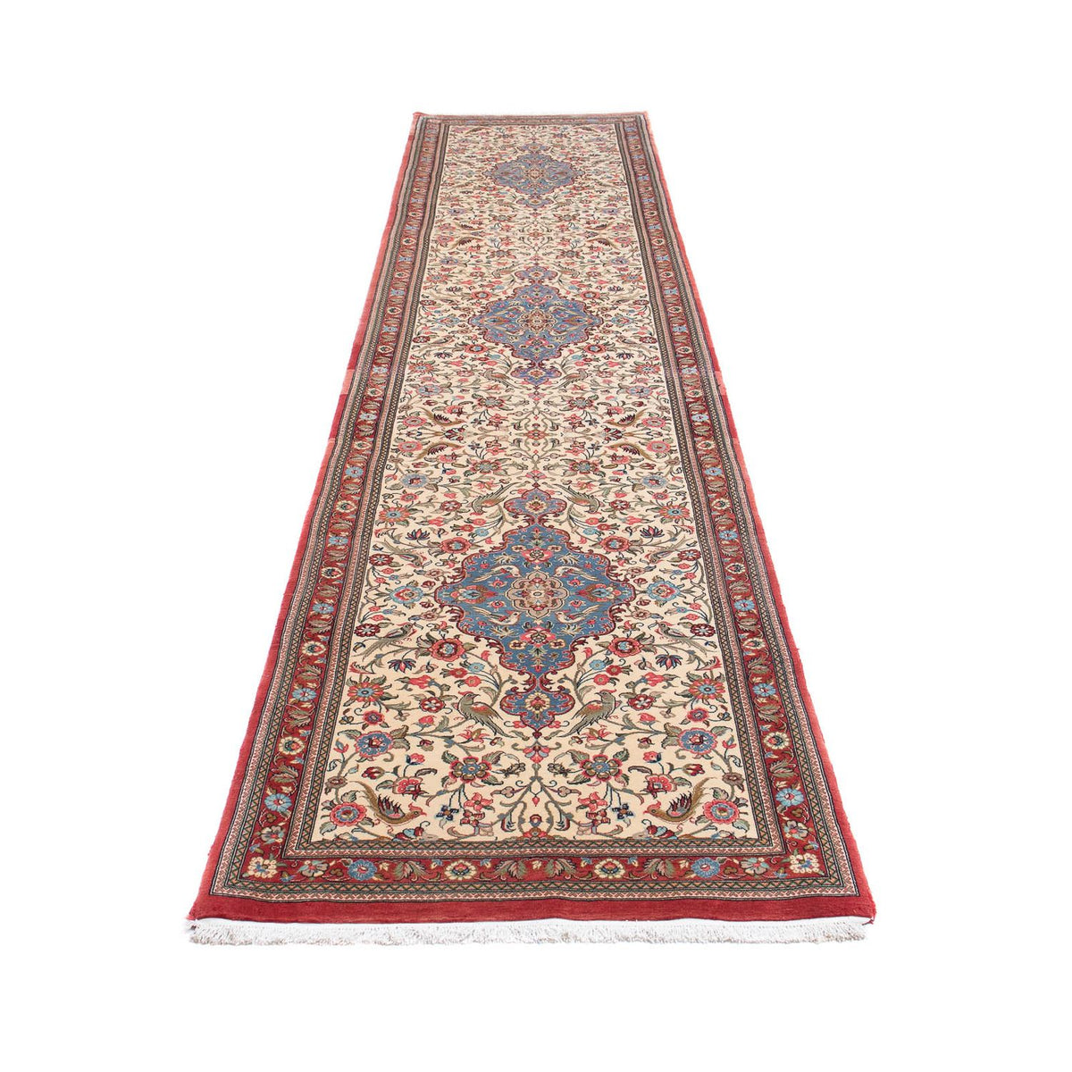 Tappeto corsia Tappeto Persero - Tabriz - 143 x 105 cm - beige