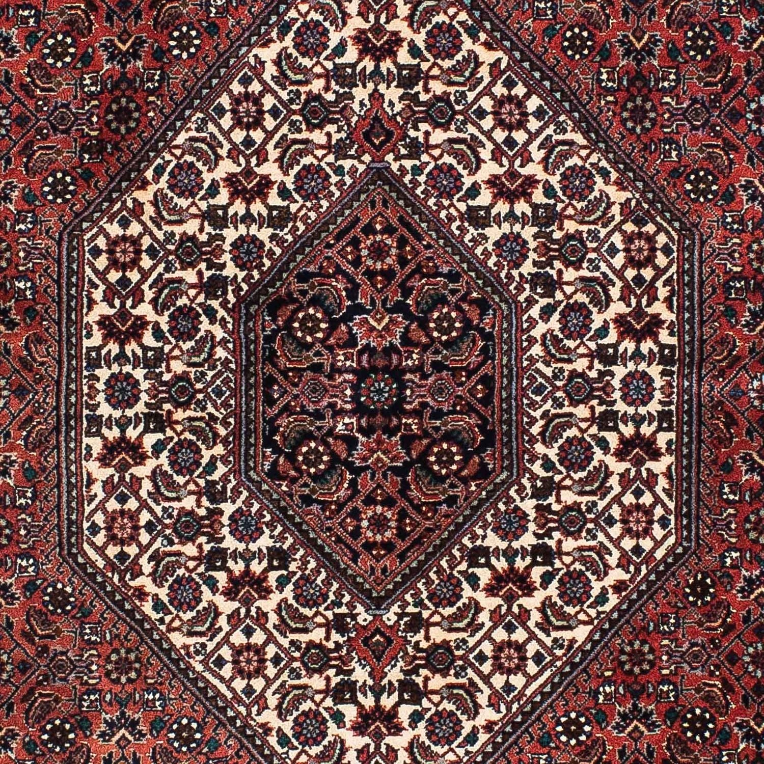 Tappeto corsia Tappeto Persero - Bidjar - 205 x 102 cm - rosso scuro