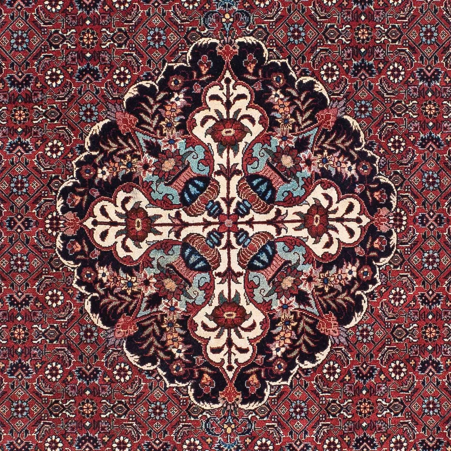 Tappeto Persero - Bidjar - 194 x 114 cm - rosso scuro