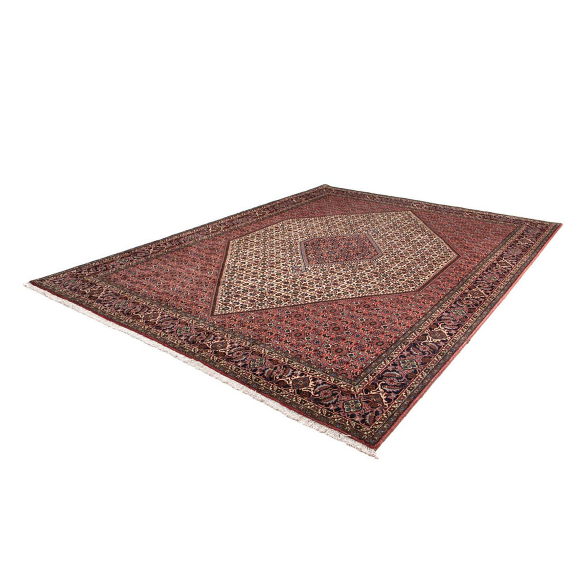 Tappeto Persero - Bidjar - 343 x 252 cm - rosso scuro