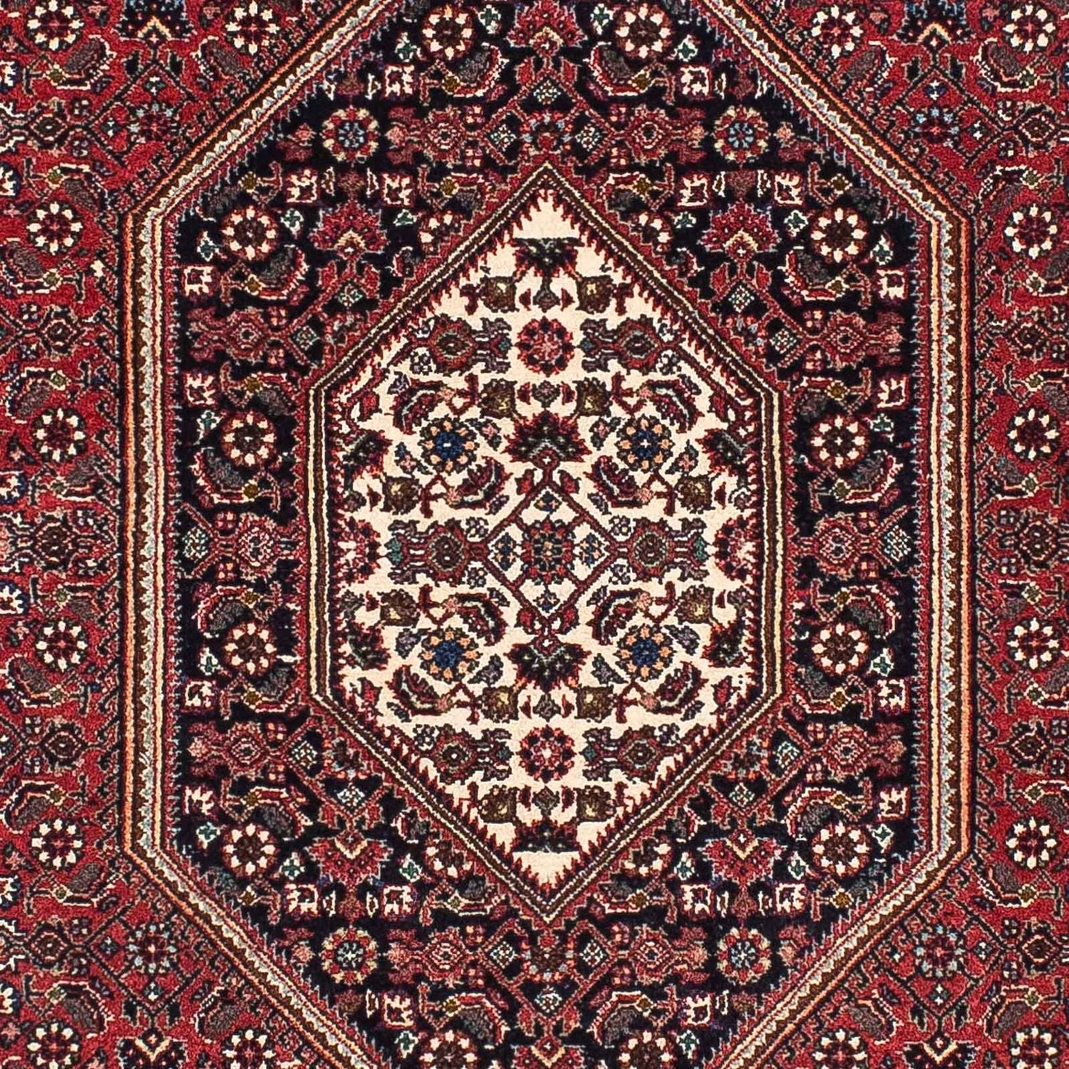 Tappeto corsia Tappeto Persero - Bidjar - 195 x 100 cm - blu scuro