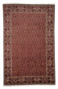 Tappeto Persero - Bidjar - 310 x 196 cm - rosso scuro