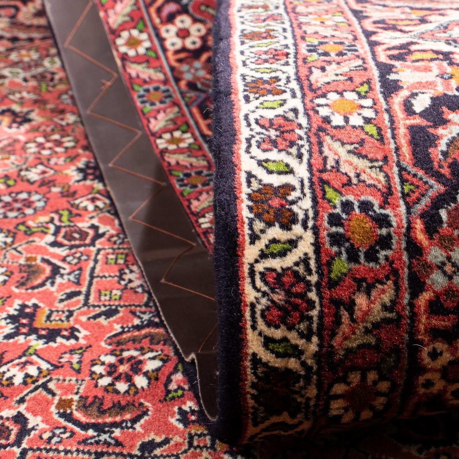 Tappeto Persero - Bidjar - 310 x 196 cm - rosso scuro