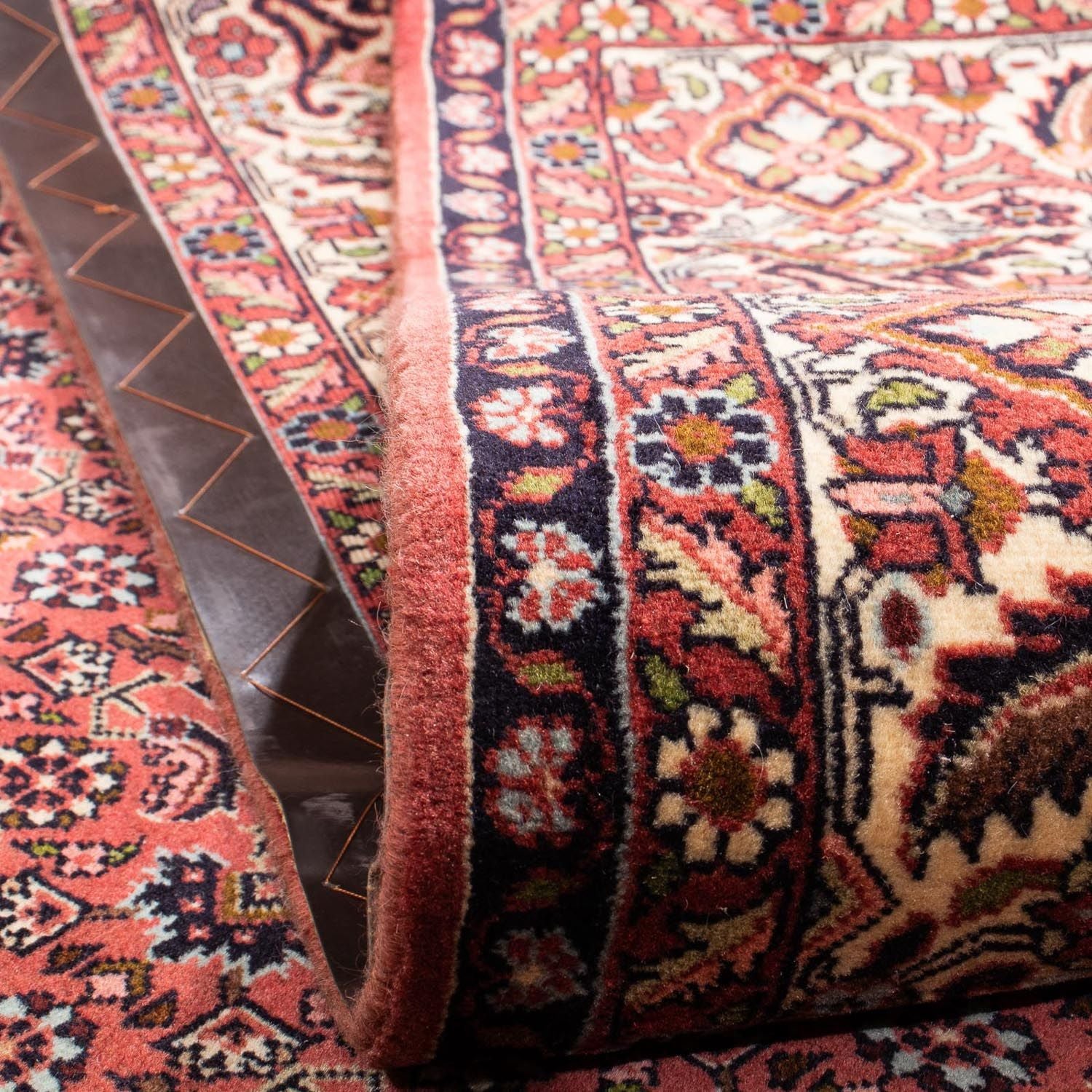 Tappeto Persero - Bidjar - 292 x 203 cm - rosso scuro