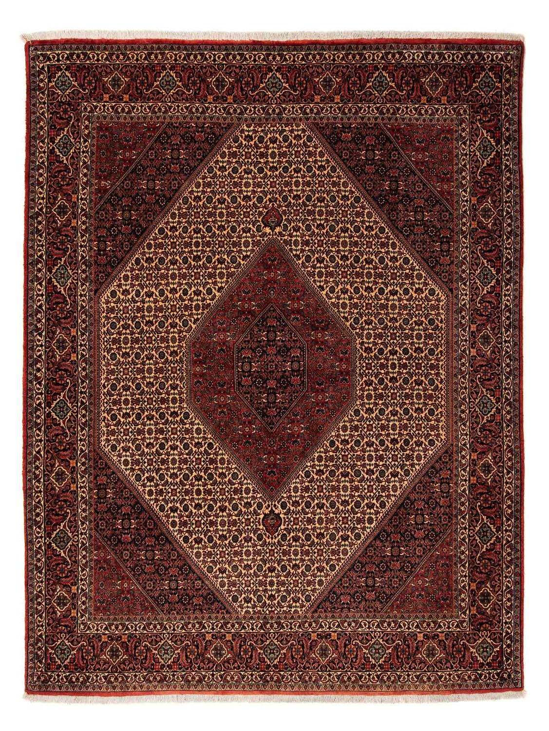 Tappeto Persero - Bidjar - 250 x 200 cm - rosso scuro