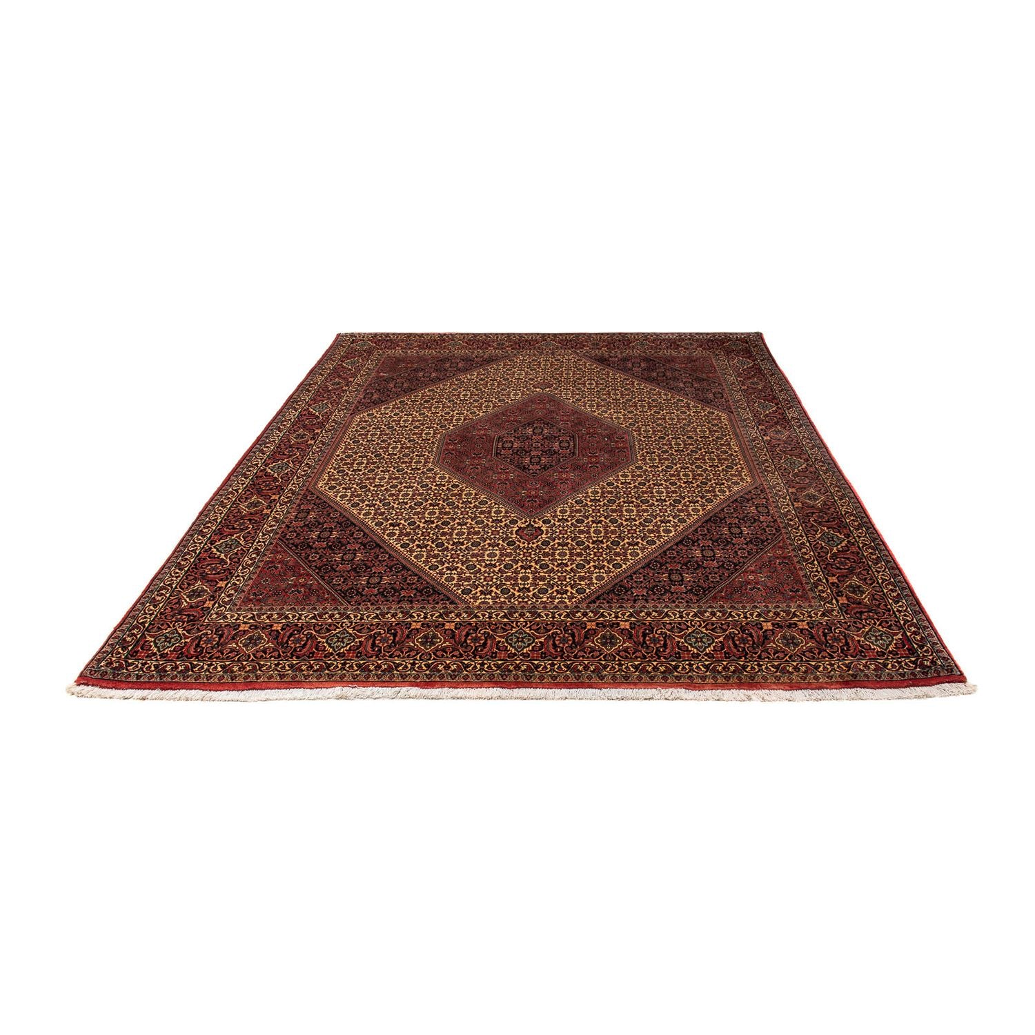 Tappeto Persero - Bidjar - 250 x 200 cm - rosso scuro