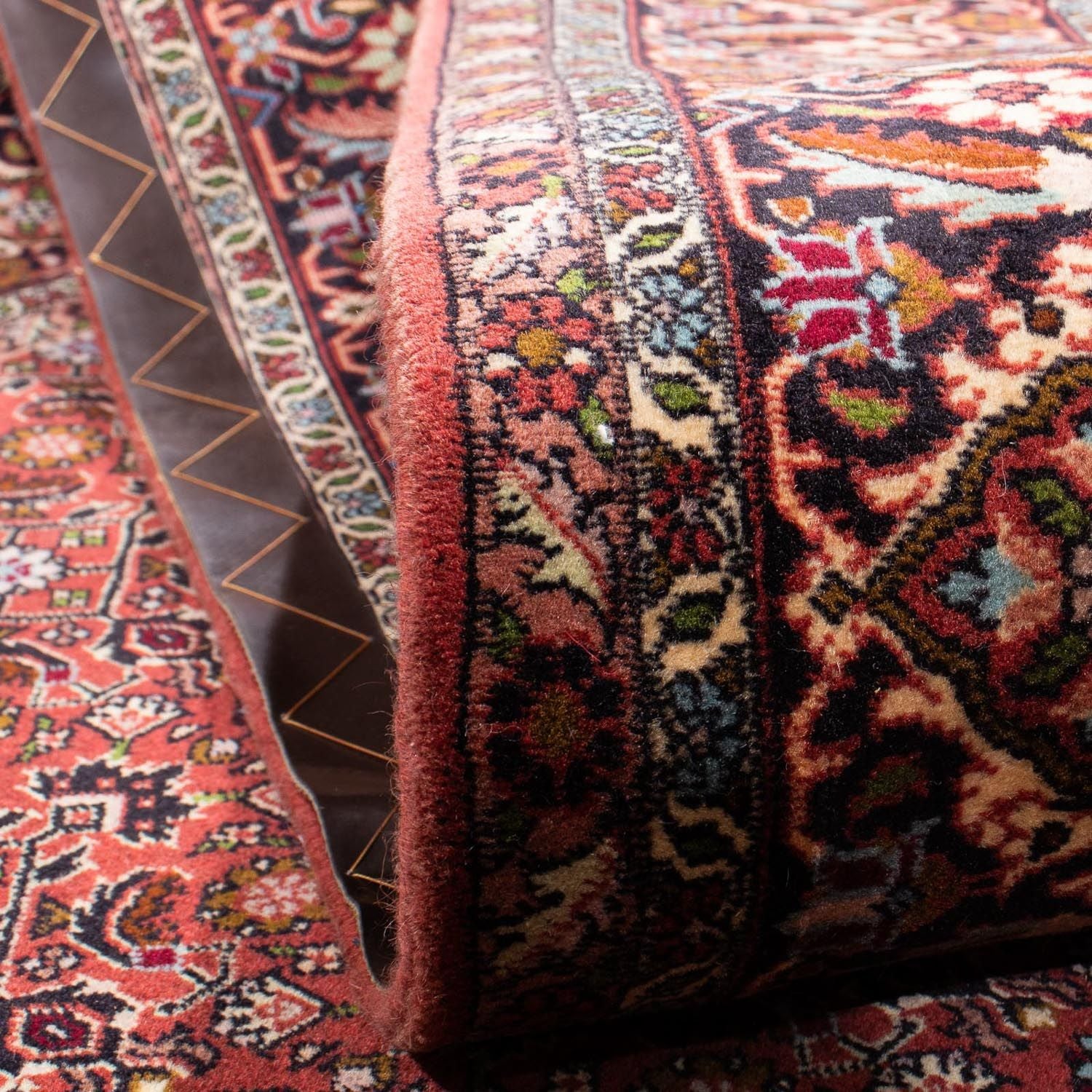 Tappeto Persero - Bidjar - 288 x 198 cm - rosso scuro