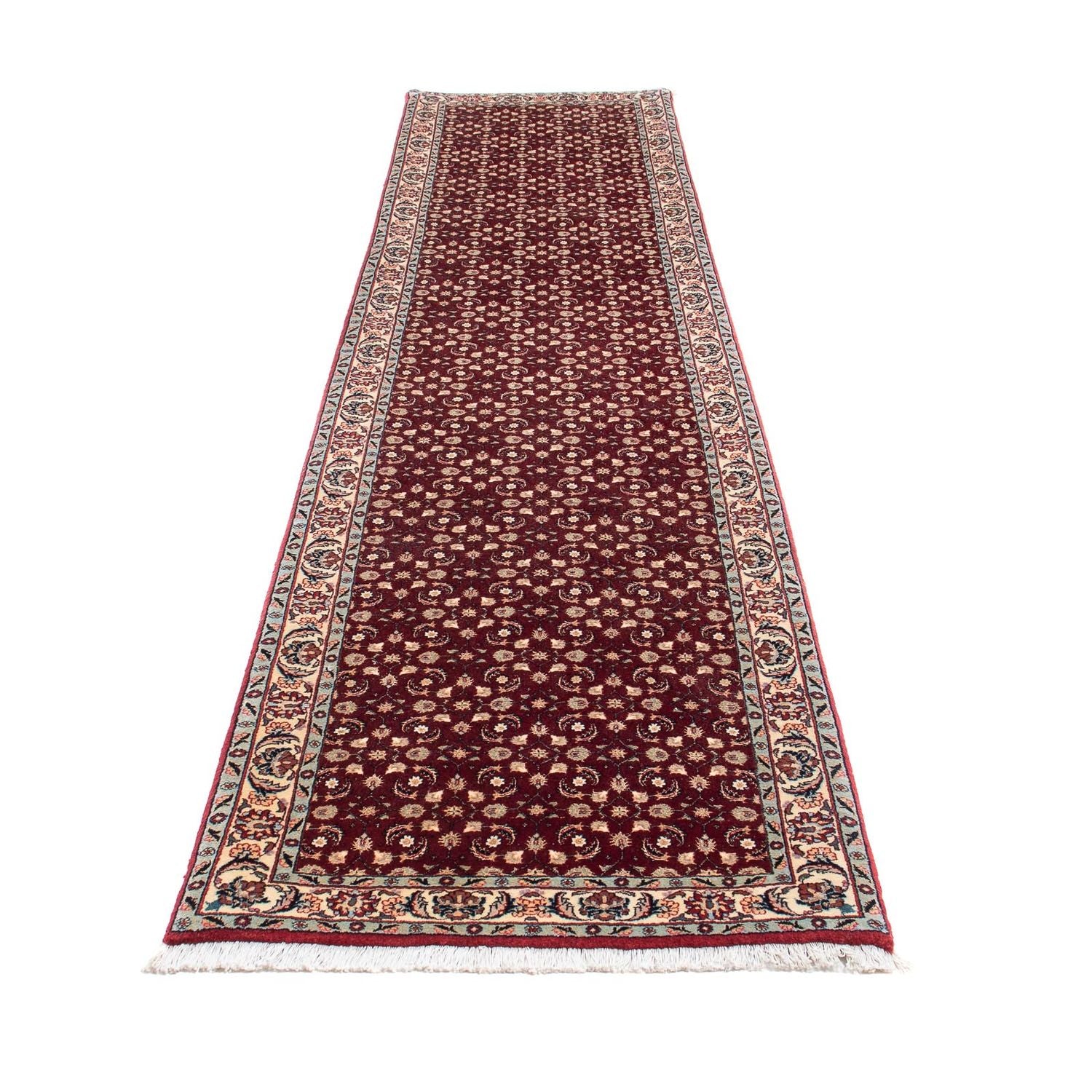 Tappeto corsia Tappeto Persero - Bidjar - 334 x 77 cm - rosso scuro