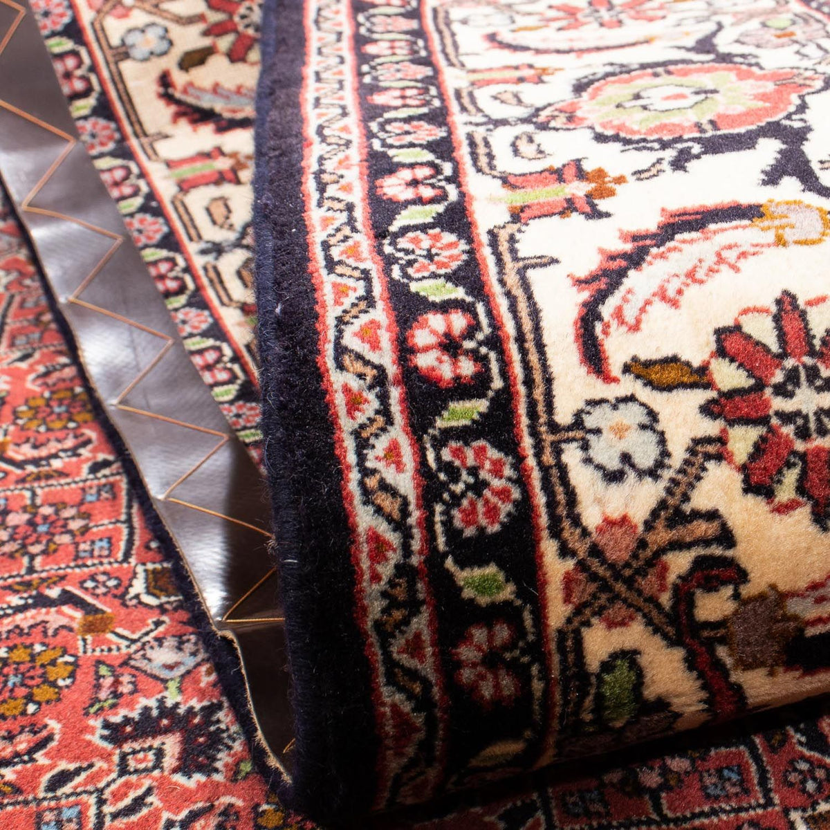 Tappeto Persero - Bidjar - 245 x 177 cm - rosso scuro