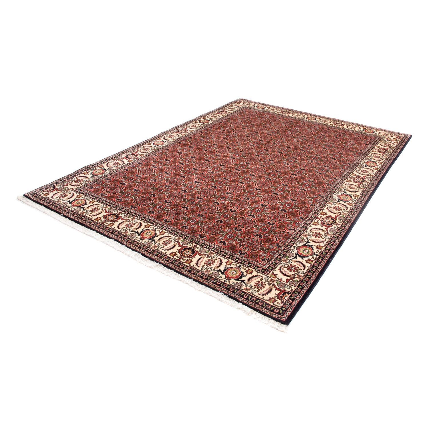 Tappeto Persero - Bidjar - 245 x 177 cm - rosso scuro