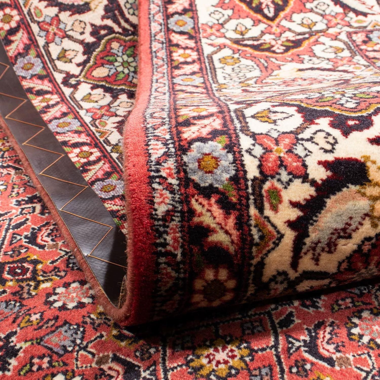 Tappeto Persero - Bidjar - 293 x 206 cm - rosso scuro