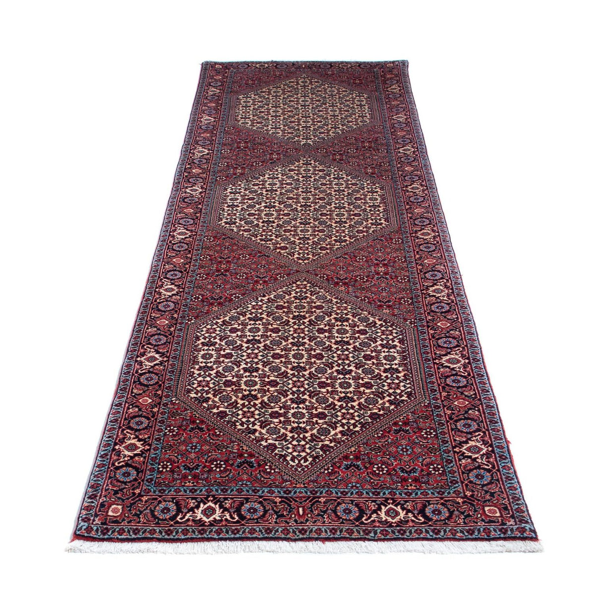 Tappeto corsia Tappeto Persero - Bidjar - 282 x 78 cm - rosso chiaro