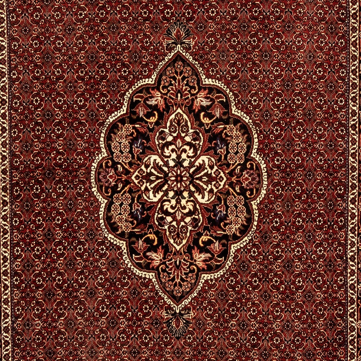 Tappeto corsia Tappeto Persero - Bidjar - 297 x 102 cm - rosso scuro