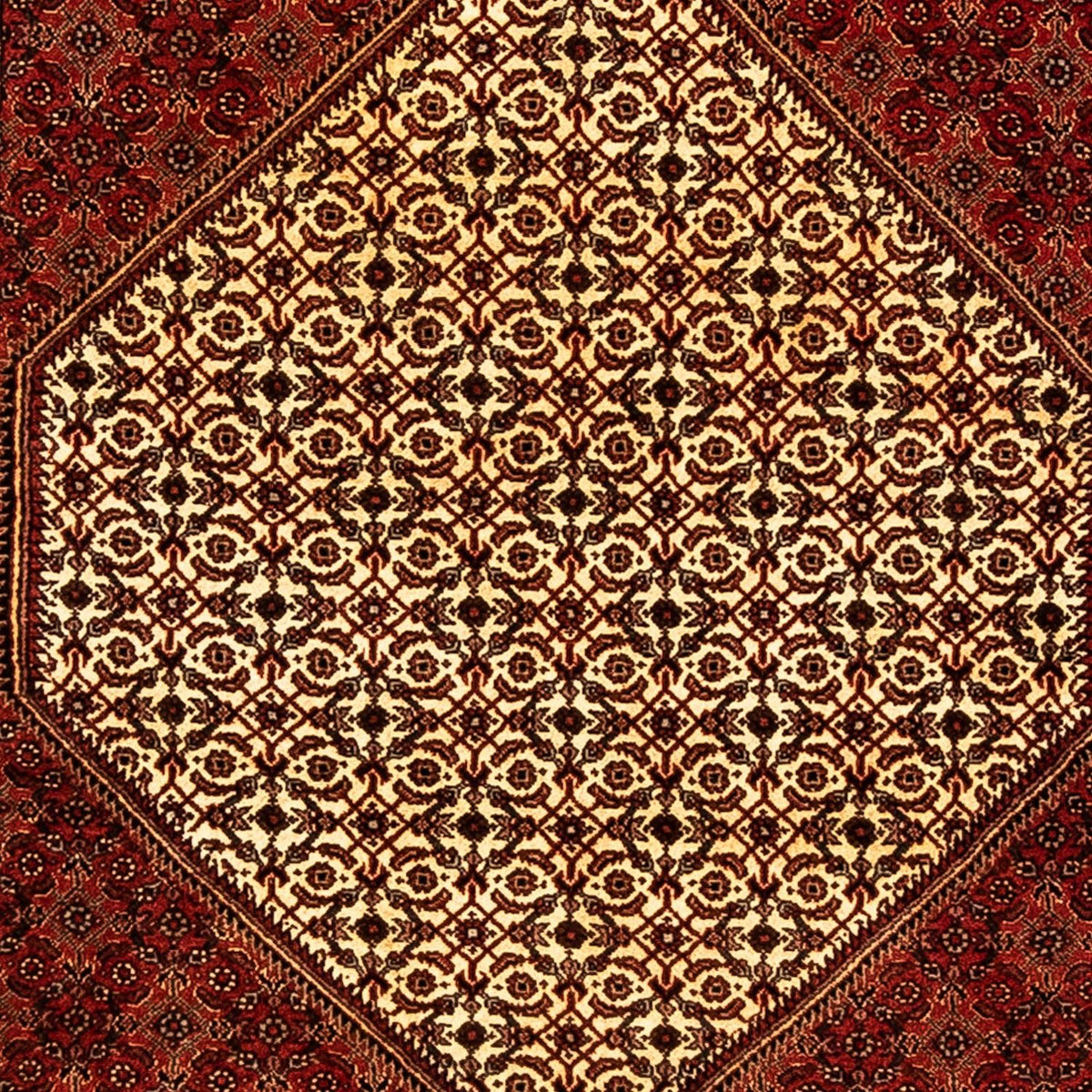 Tappeto corsia Tappeto Persero - Bidjar - 305 x 84 cm - rosso scuro