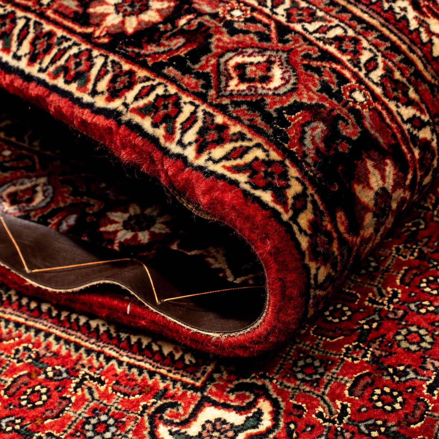 Tappeto corsia Tappeto Persero - Bidjar - 305 x 84 cm - rosso scuro
