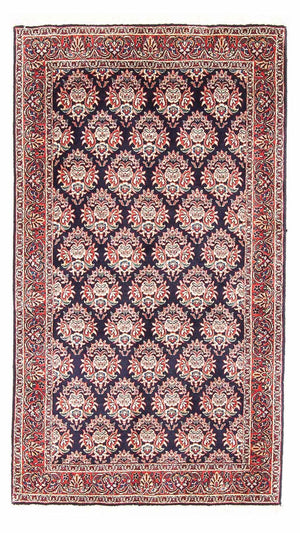 Tappeto Persero - Bidjar - 143 x 82 cm - blu scuro