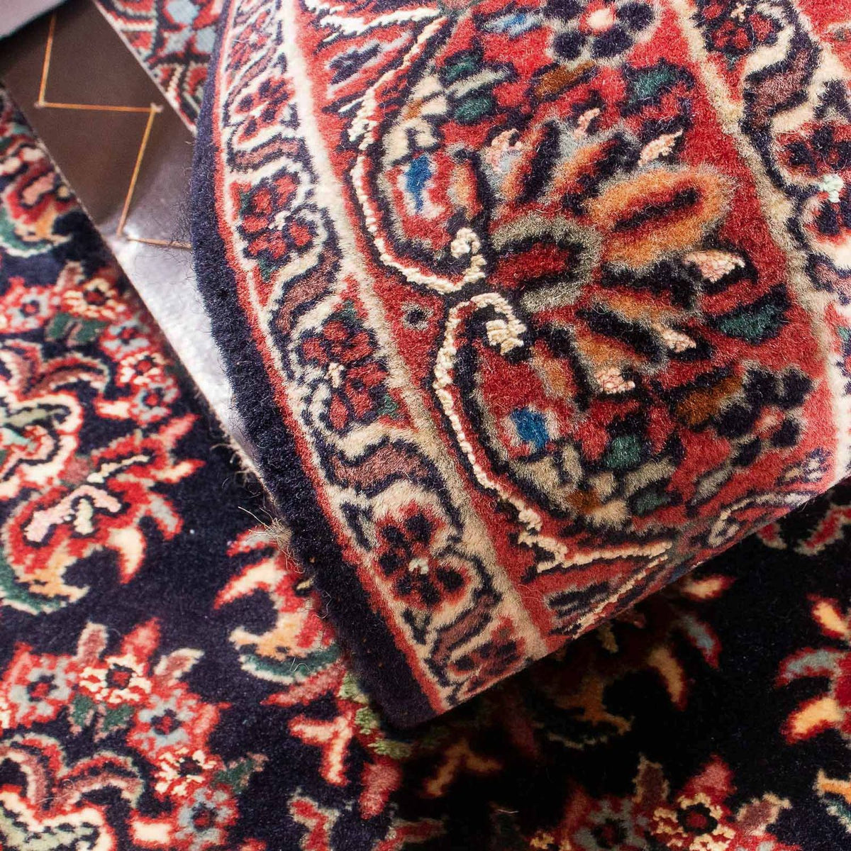 Tappeto Persero - Bidjar - 143 x 82 cm - blu scuro