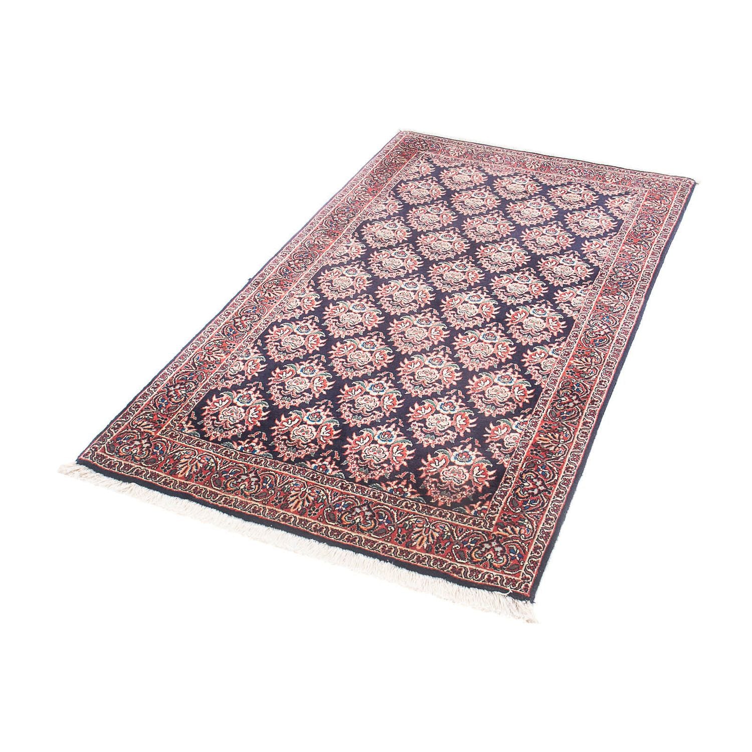 Tappeto Persero - Bidjar - 143 x 82 cm - blu scuro