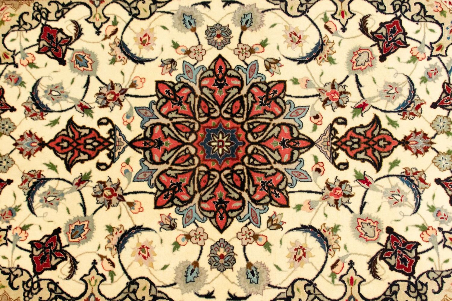 Tappeto Persero - Tabriz - Reale - 148 x 98 cm - beige