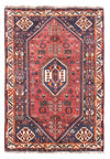 Qashqai Tappeto 107x152cm - Tappeto persiano - Rettangolo / Rosso scuro / 107 x 152 cm Rettangolo